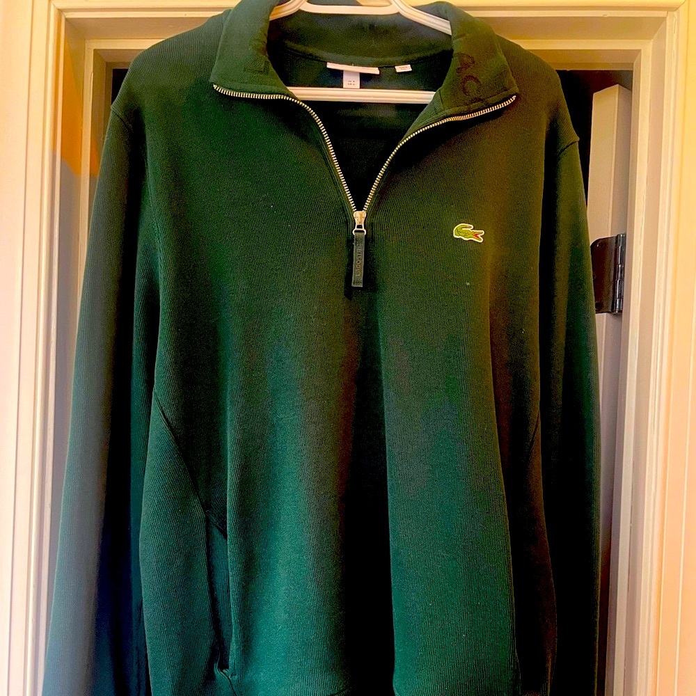 Lacoste Hunter Green Sweater